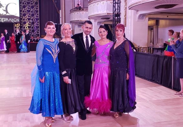 Adult dancers after the competition